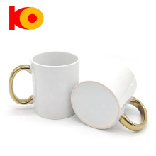 Promotional coffee electroplating ceramic cups and mugs for restaurant